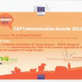 A legjobb európai kommunikációs program - Európai elismerés a Vidék Kaland Programnak